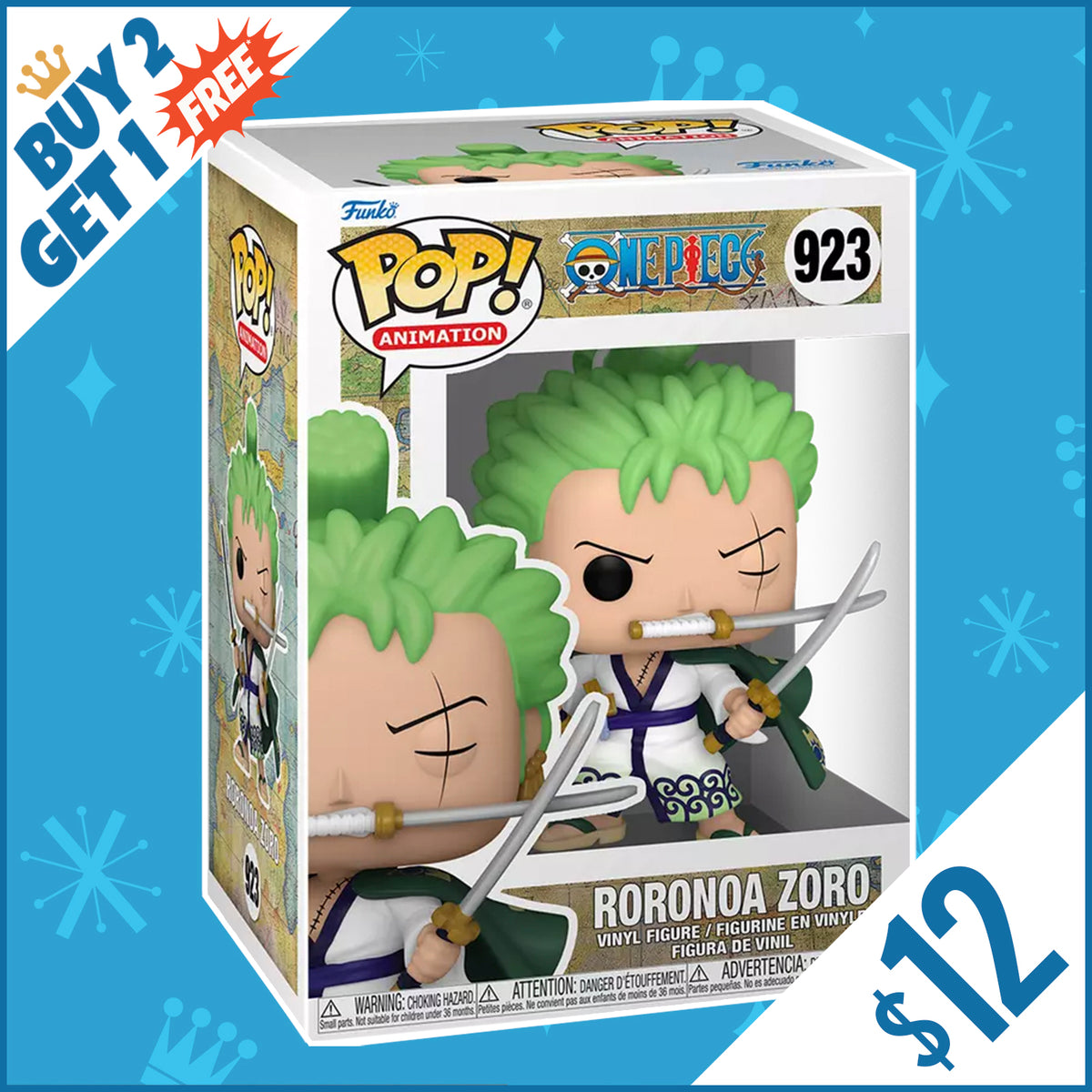 Funko Pop! One Piece: Roronoa Zoro #923 (B2G1) – Chalice