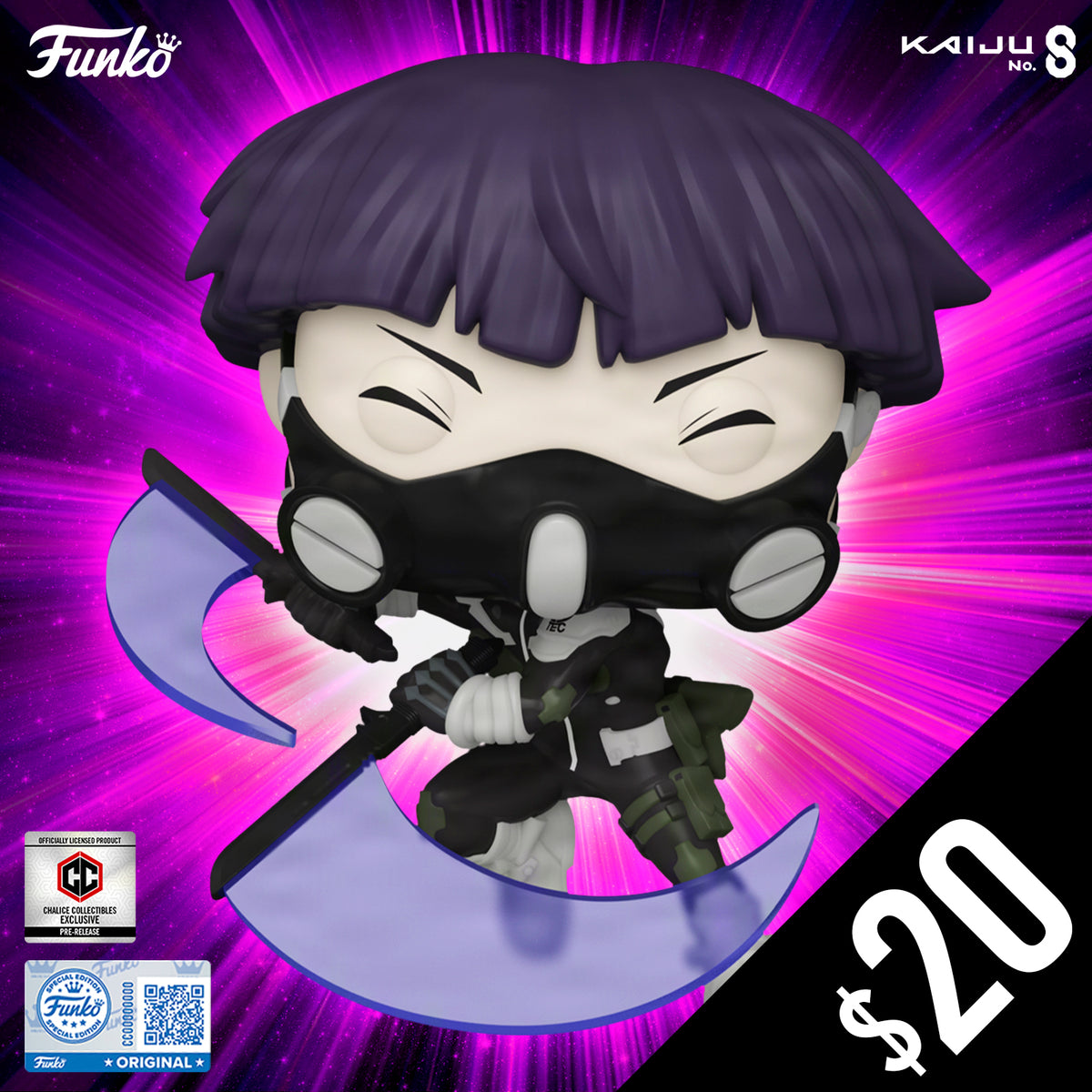 Pre-Order: Funko Pop! Chalice Exclusive Kaiju No.8 S1: Soshiro