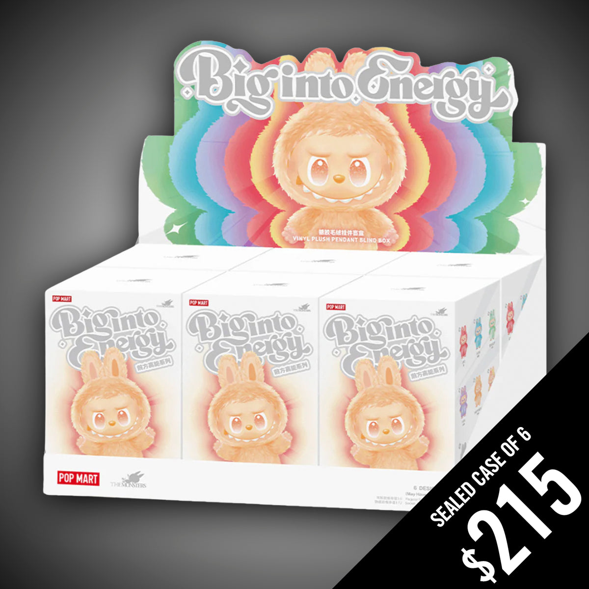 POP MART - LABUBU: The Monsters: Big Into Energy: Case of 6