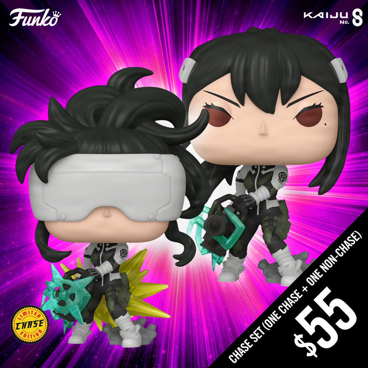 Pre-Order: Funko Pop! Kaiju No.8 S1: Mina Ashiro #2083 (Chase +