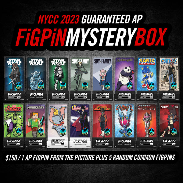 FiGPiN - NYCC 2023 -  AP FiGPiN Guaranteed - Mystery Box