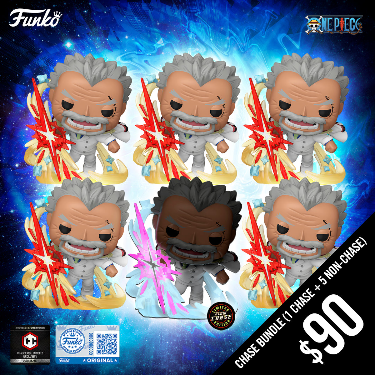 Funko Pop! Chalice Exclusive One Piece S13: Monkey D. Garp (Galaxy