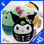 Original Squishmallows! Hello Kitty & Friends: Sanrio Halloween 8" (Set of 3)