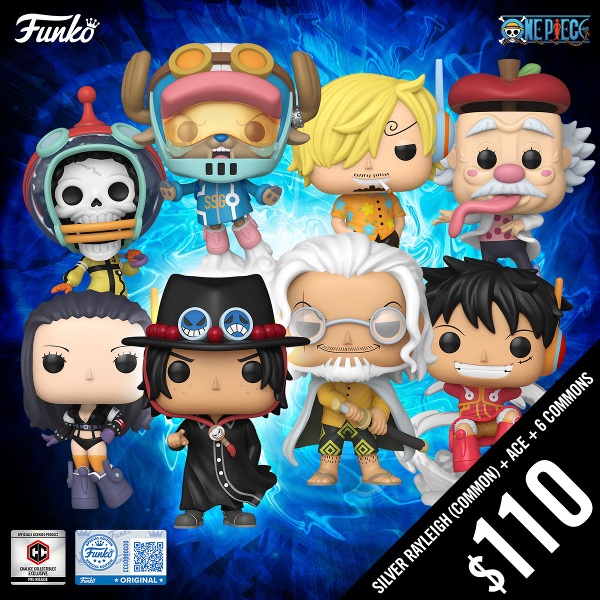 Pre-Order: Funko Pop! One Piece S12: 8 Pop-Bundle (Does NOT