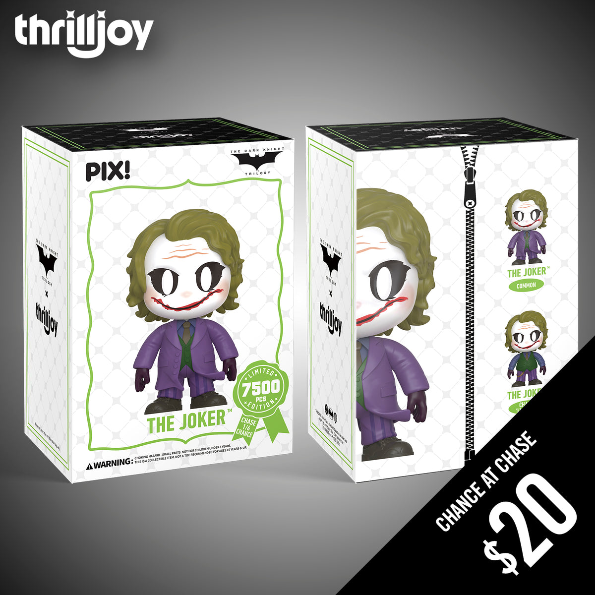 Thrilljoy PIX: The Dark Knight: The Joker – Chalice Collectibles