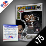 Funko Pop! One Piece: Luffy Gear 4 #926 - SIGNED by Colleen Clinkenbeard (PSA Certified) (White Signature)
