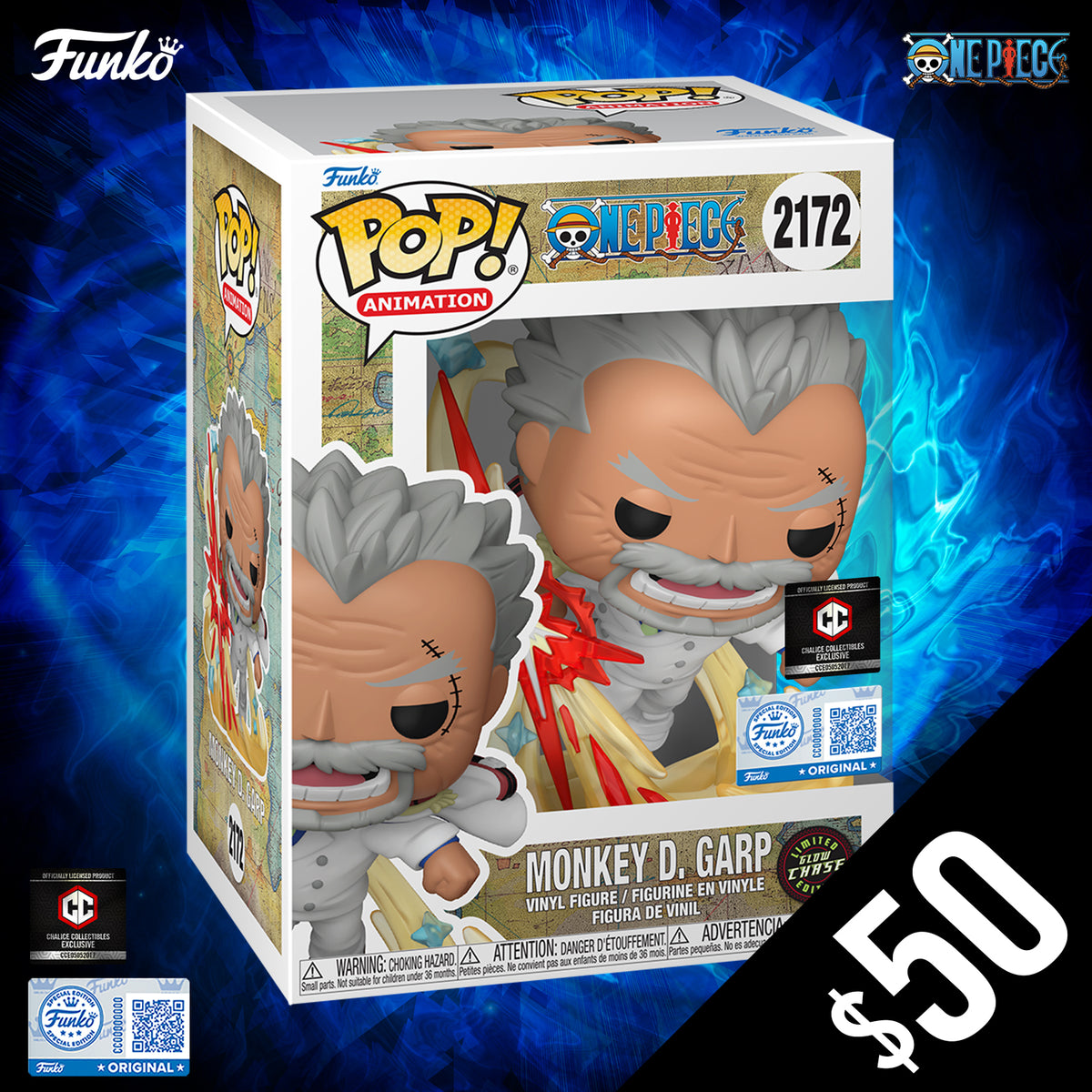 Funko Pop! One Piece S13: Monkey D. Garp (Galaxy Impact) #2172