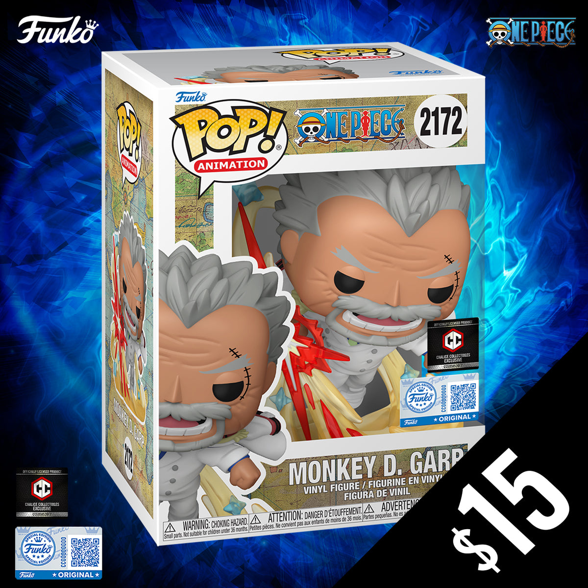 Funko Pop! One Piece S13: Monkey D. Garp (Galaxy Impact) #2172