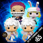 Pre-Order: Funko Pop! One Piece S8: Set of 3 Commons (Plus Luffy Gear Five Chase)