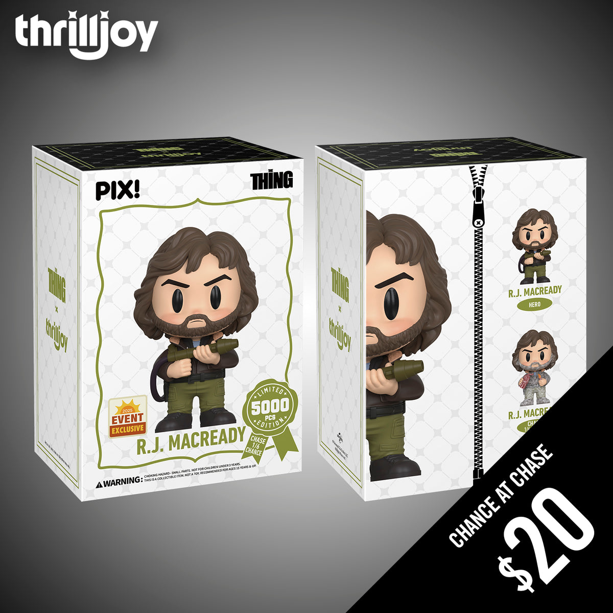 Thrilljoy PIX: The Thing: R.J. Macready (LE5000) (2025 Event