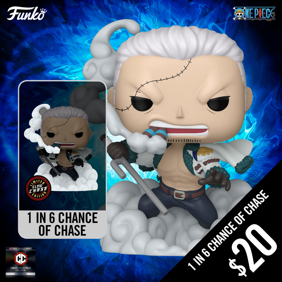 Funko Pop! Chalice Exclusive: One Piece S10: Smoker #1914 (1 in 6