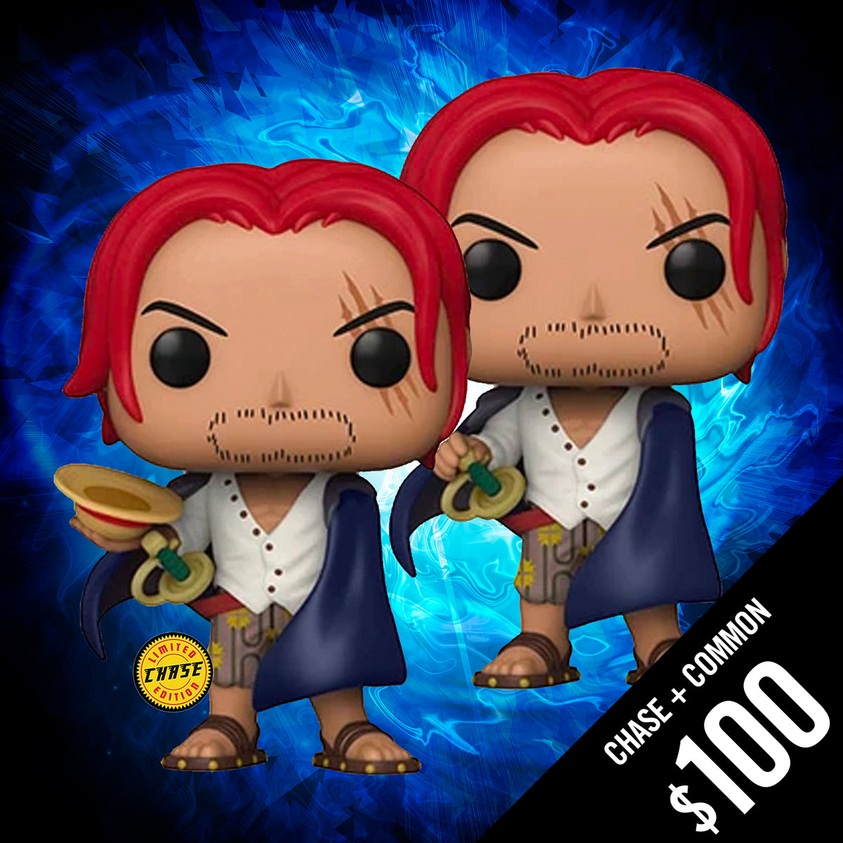 Shanks Chase Funko discount Bundle