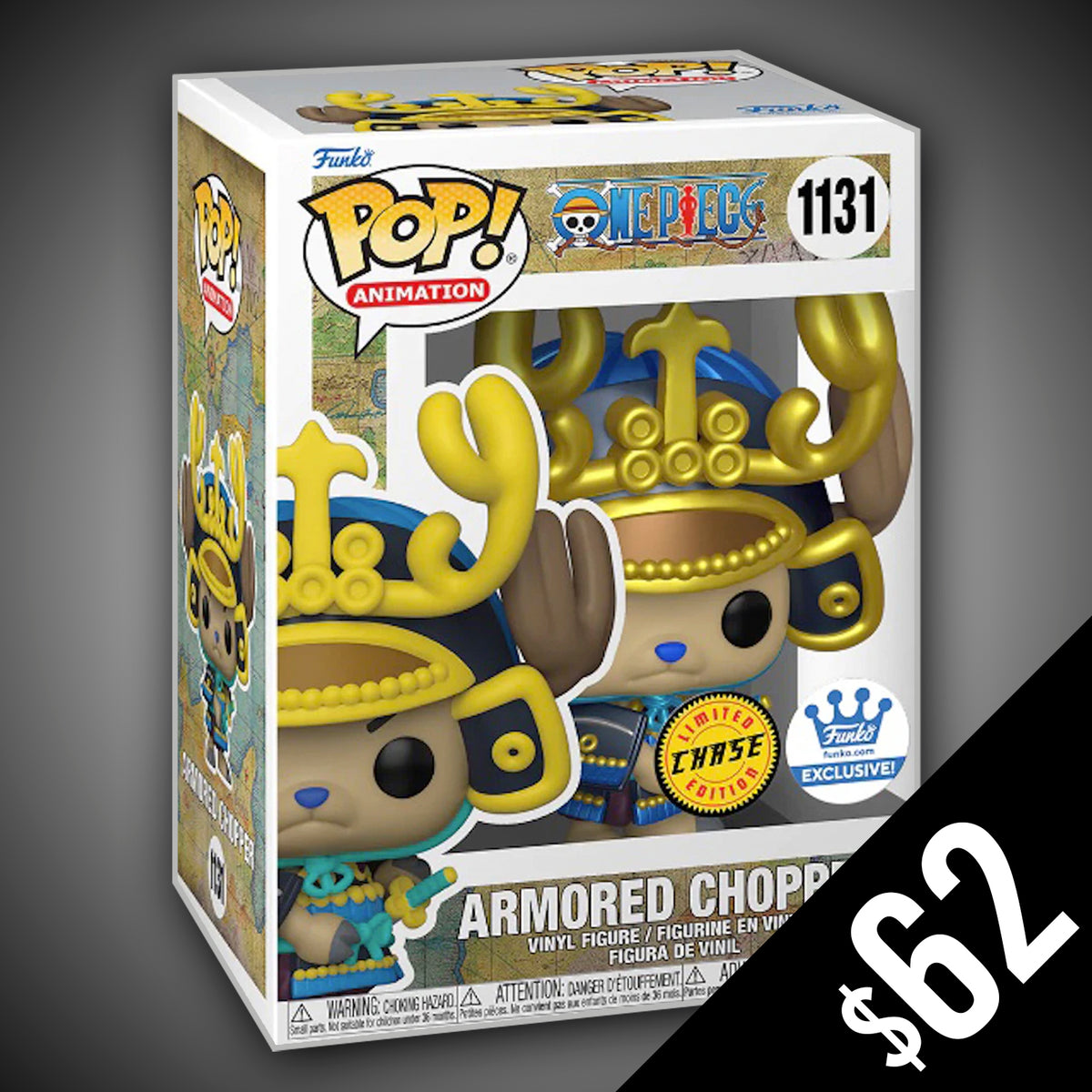 Funko store One Piece Armored Chopper Chase and Common Bundle