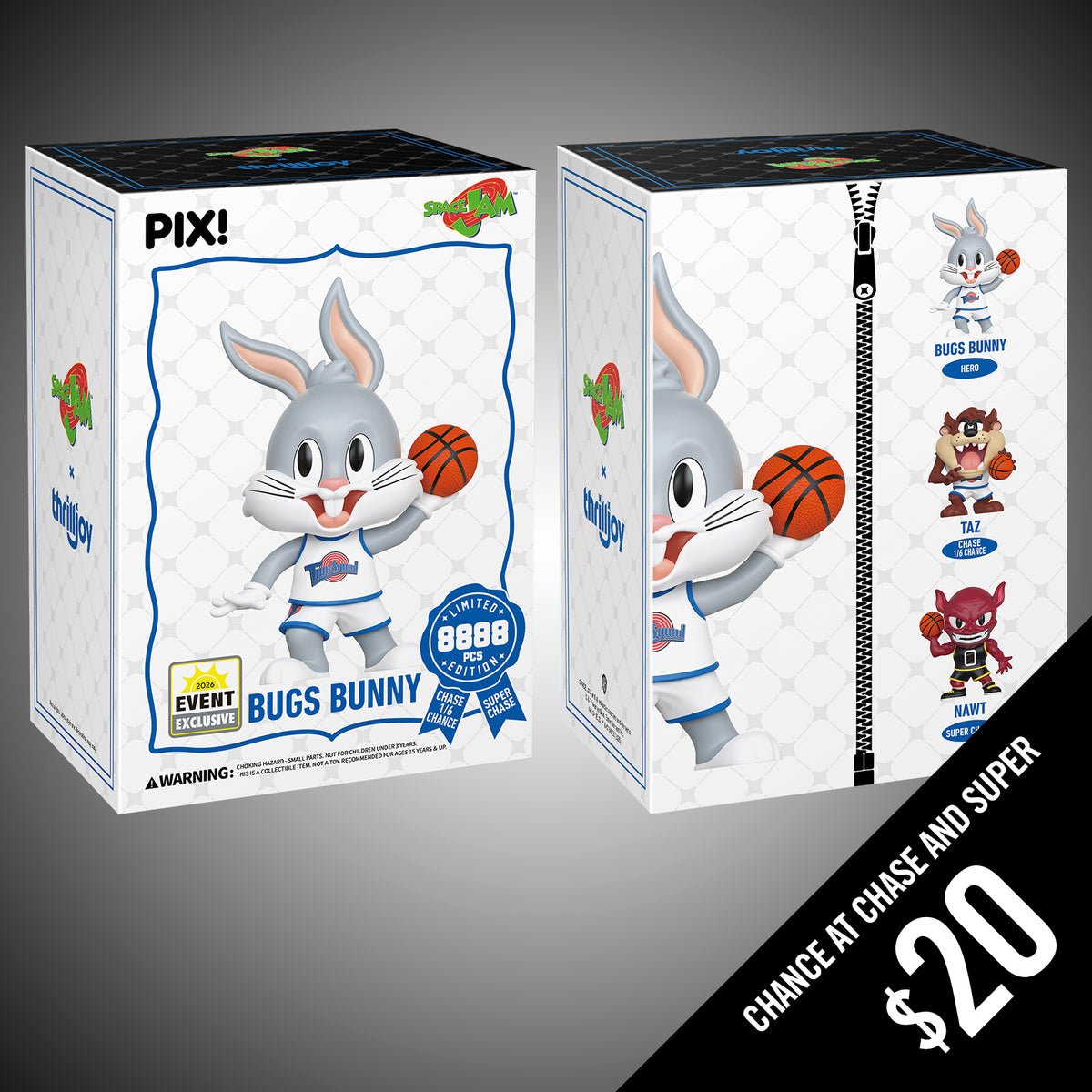 Thrilljoy PIX: Space Jam: Bugs Bunny (LE8888) 2026 Event Exclusive