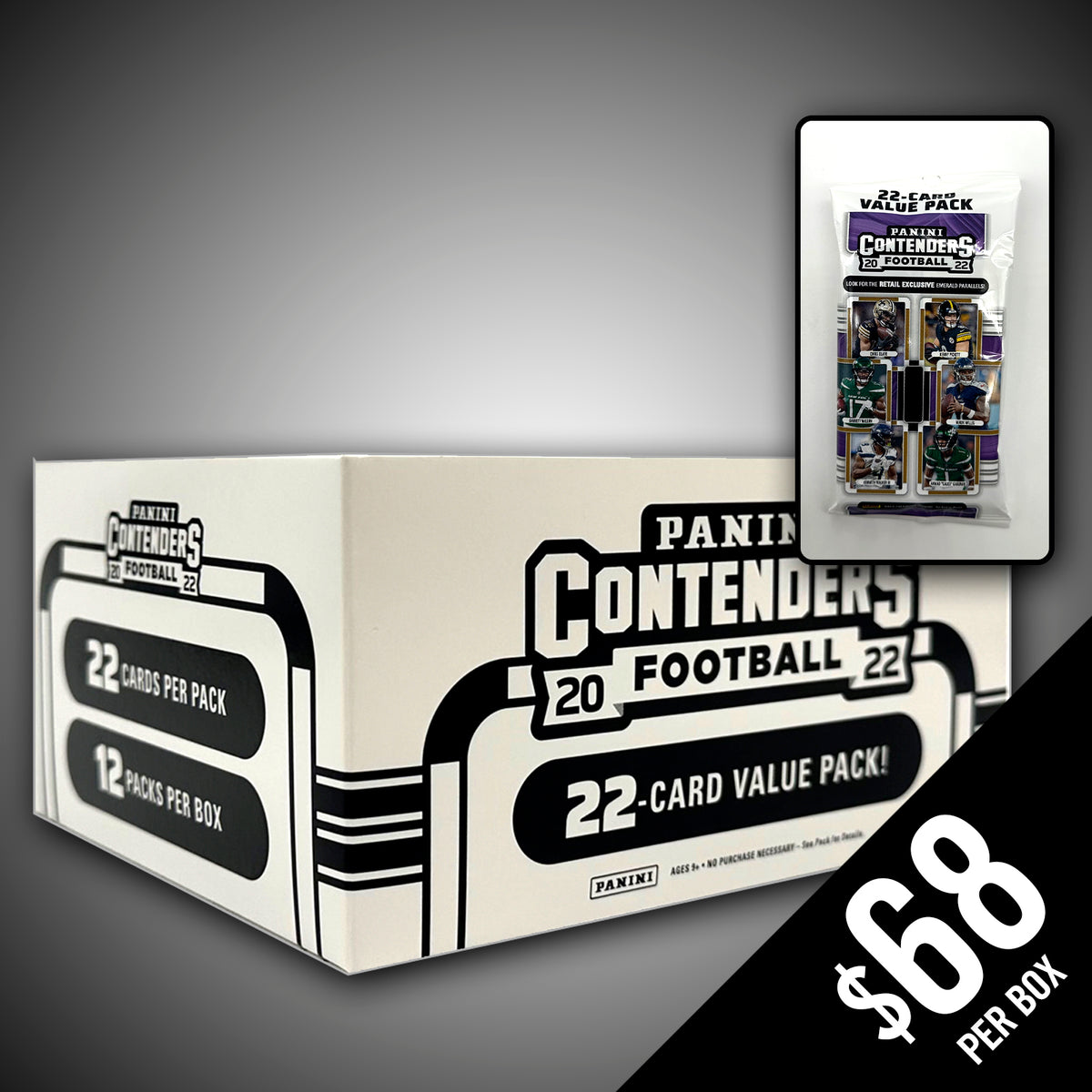 2022 Panini Contenders Football Blaster Box