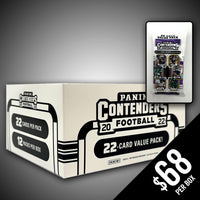 PANINI: 2022 Contenders Football- Fat pack Box (Value Pack)