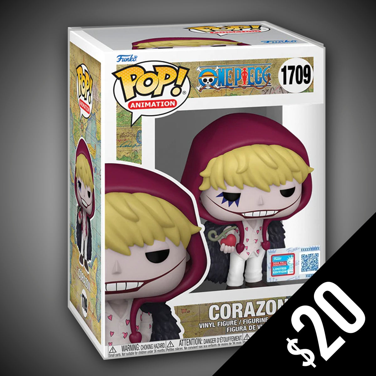 Funko Pop! Anime One Piece Corazon 1709 (NYCC 2024 Shared Sticker