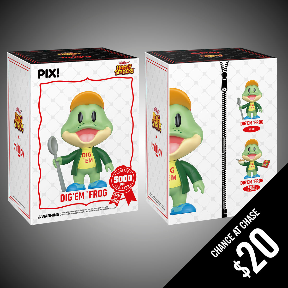 Thrilljoy PIX: Honey Smacks: Dig'em Frog (LE5000) – Chalice