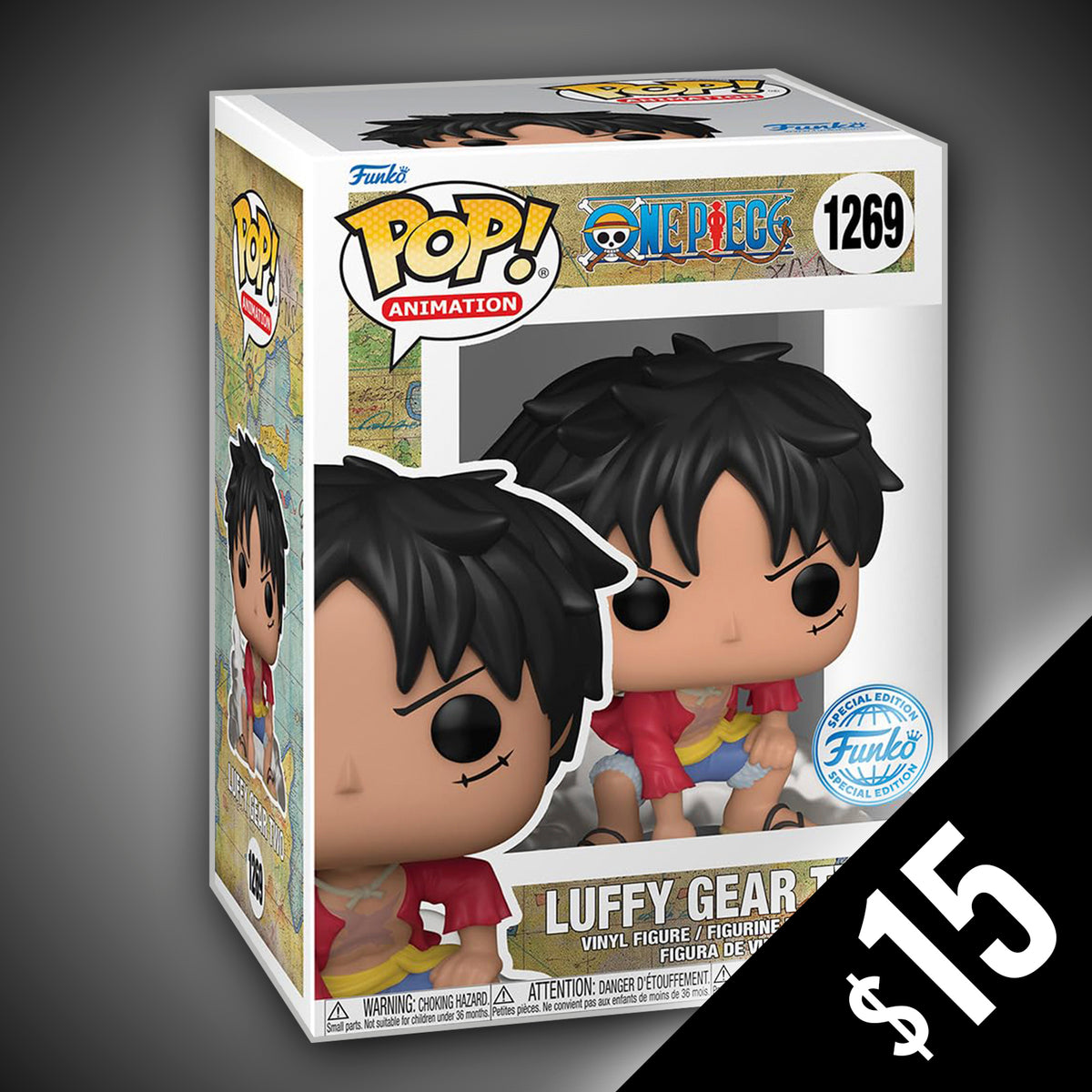Funko Pop! One Piece: Luffy Gear Two #1269 (non-chase) – Chalice  Collectibles