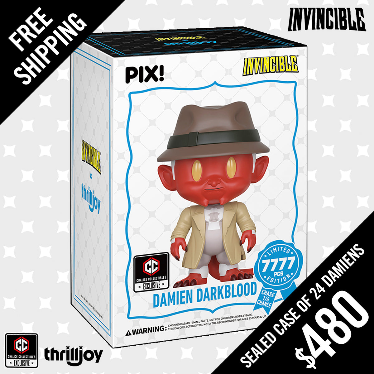 Thrilljoy PIX: Chalice Exclusive: Invincible: Damien Darkblood