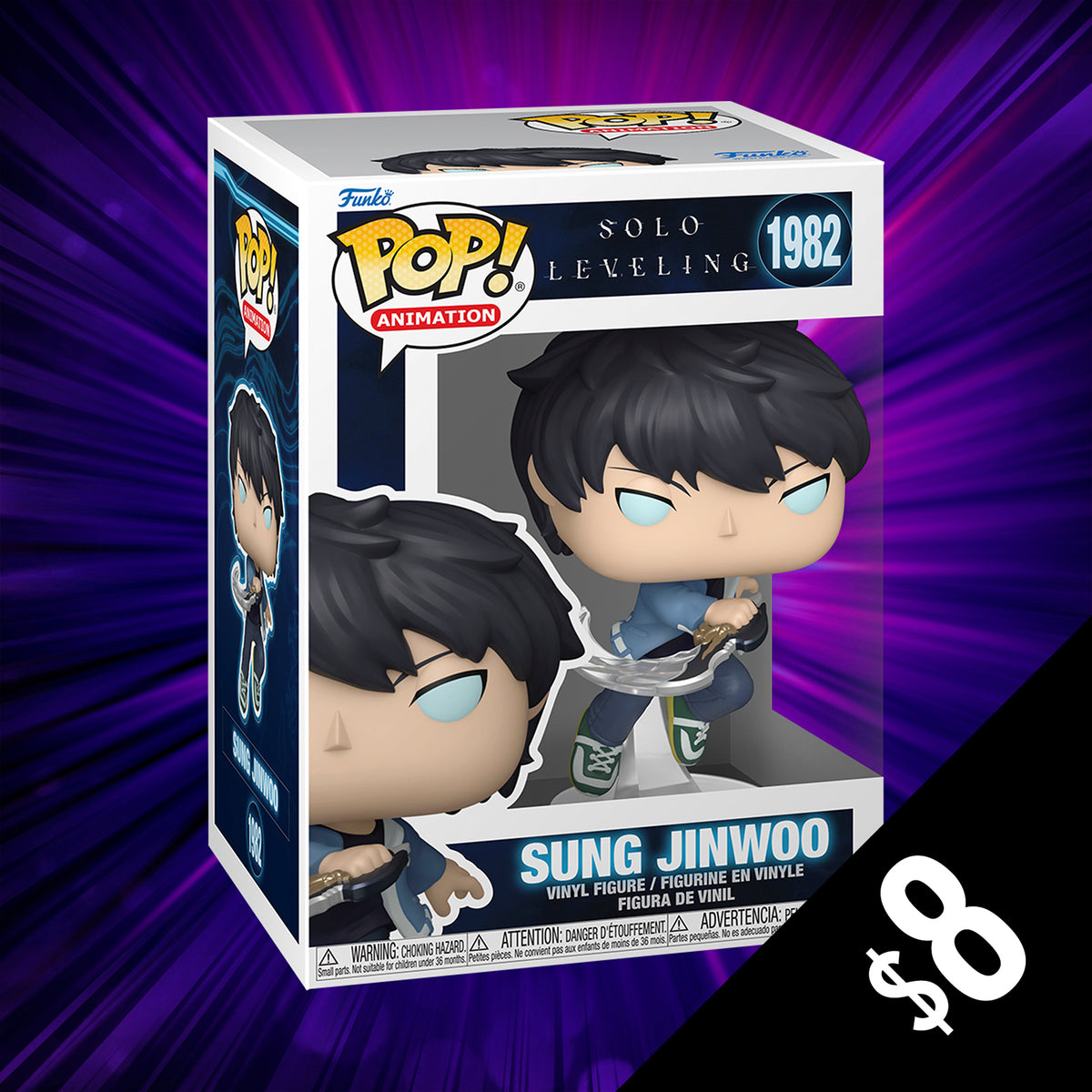 Pre-Order: Funko Pop! Solo Leveling S1: Sung Jinwoo (Common
