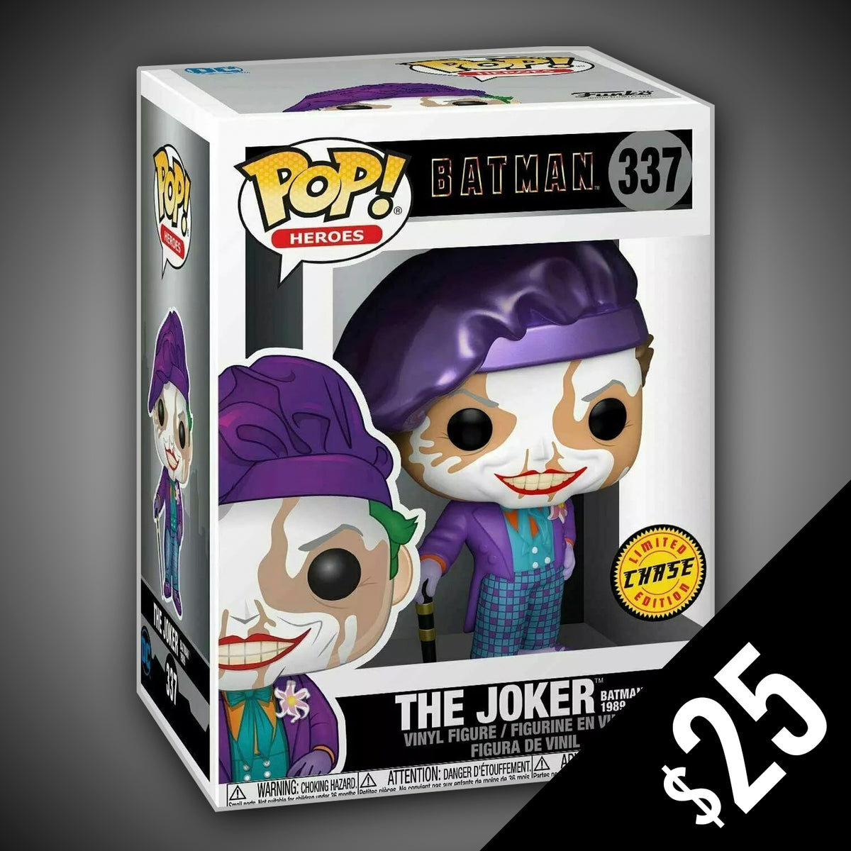 Funko Pop! Heroes: Batman: The Joker 1989 #337 (CHASE)