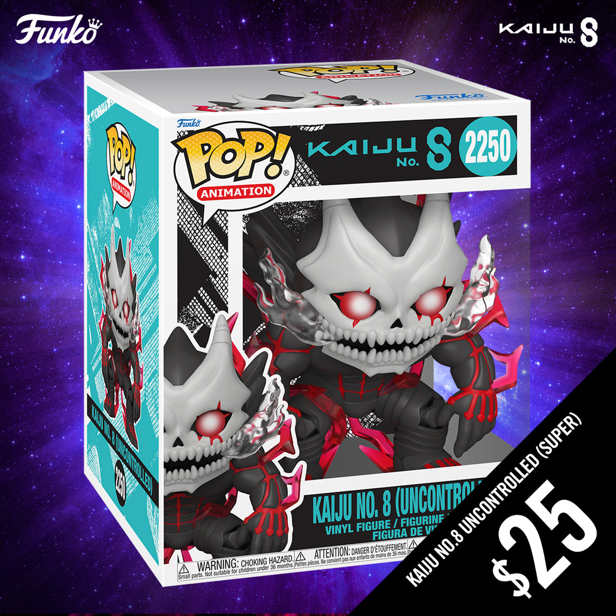ばら売り可Cultivating an Unshakable Character Pre-Order: Funko Pop! Kaiju No.8 S2: Kaiju No.8 (Uncontrolled