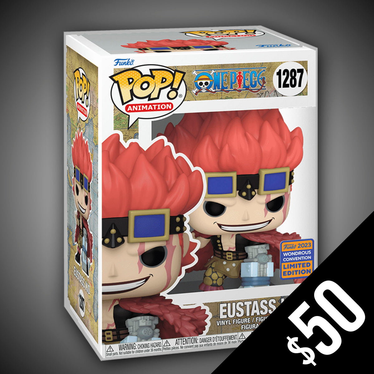 Funko Pop! One Piece: Eustass Kid #1287 (Shared Sticker