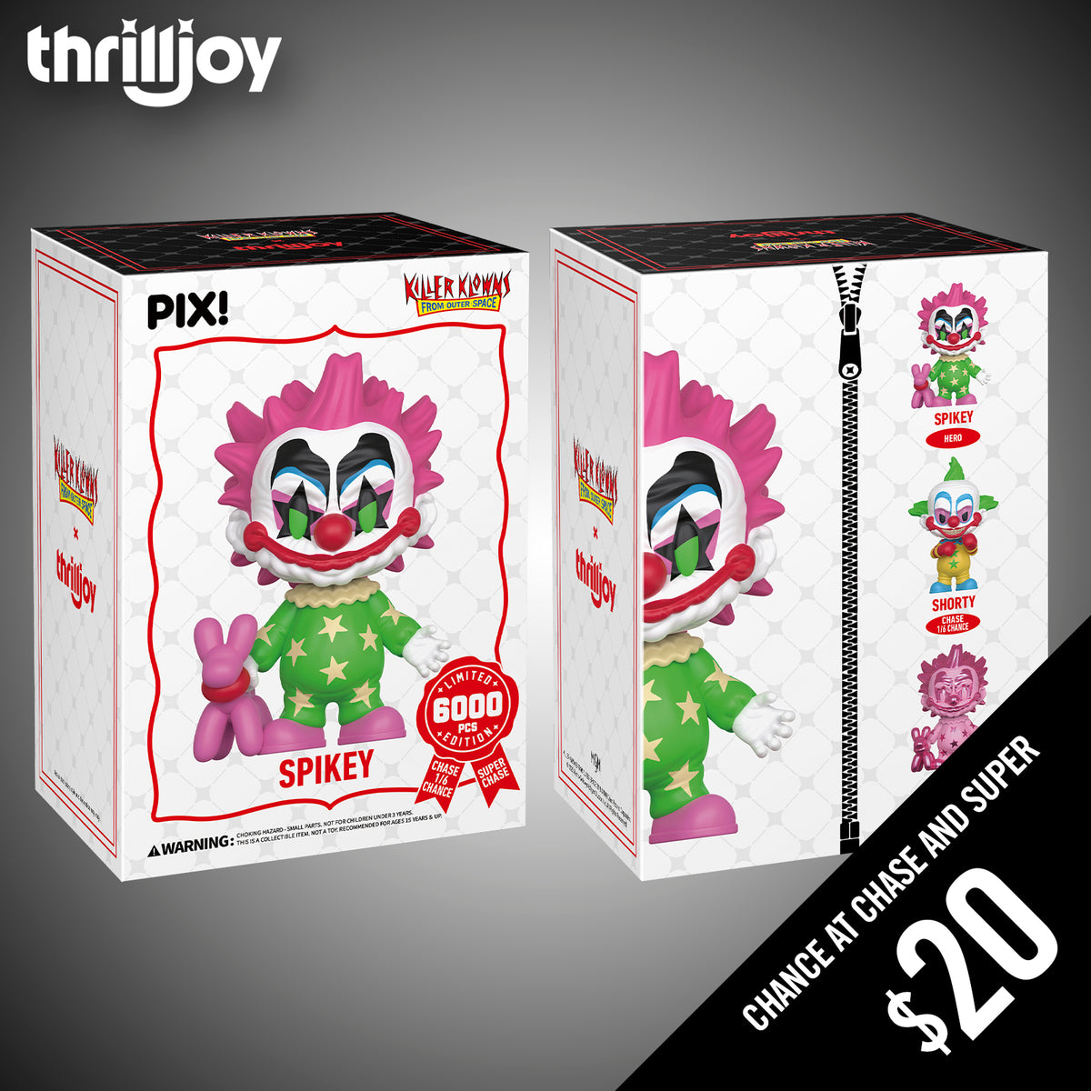 Thrilljoy PIX: Killer Klown from Outer Space: Spikey (LE6000