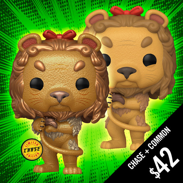 Funko Pop! The Wizard of Oz: Cowardly Lion #1515  (Chase and Common)