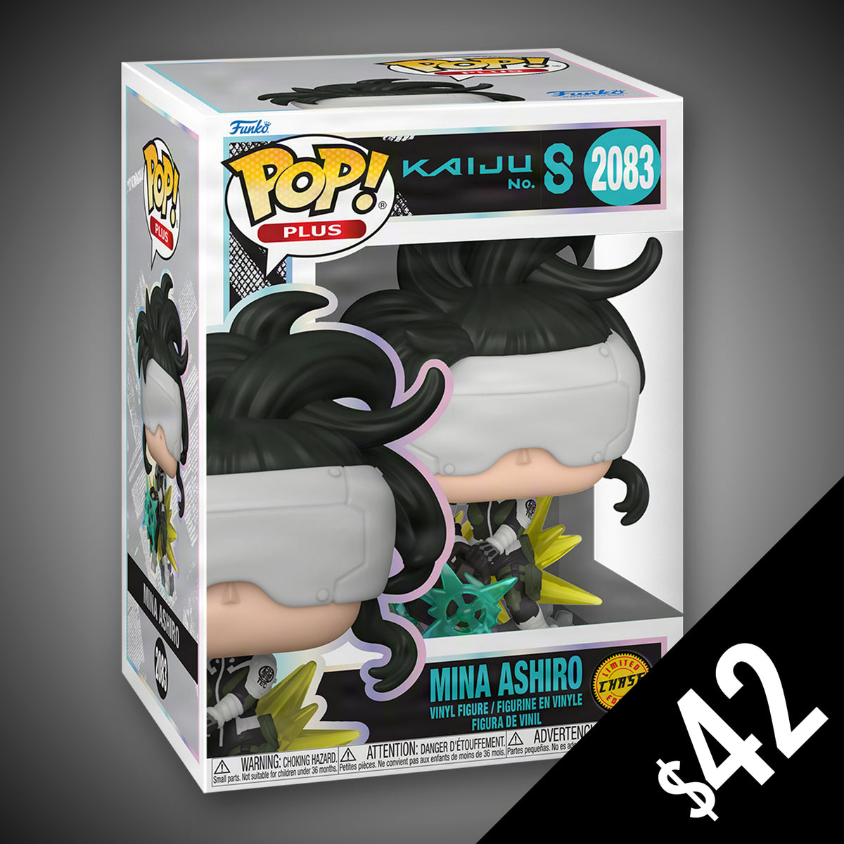 mina　です★ Funko Pop! Kaiju No.8 S1: Mina Ashiro #2083 (CHASE) – Chalice