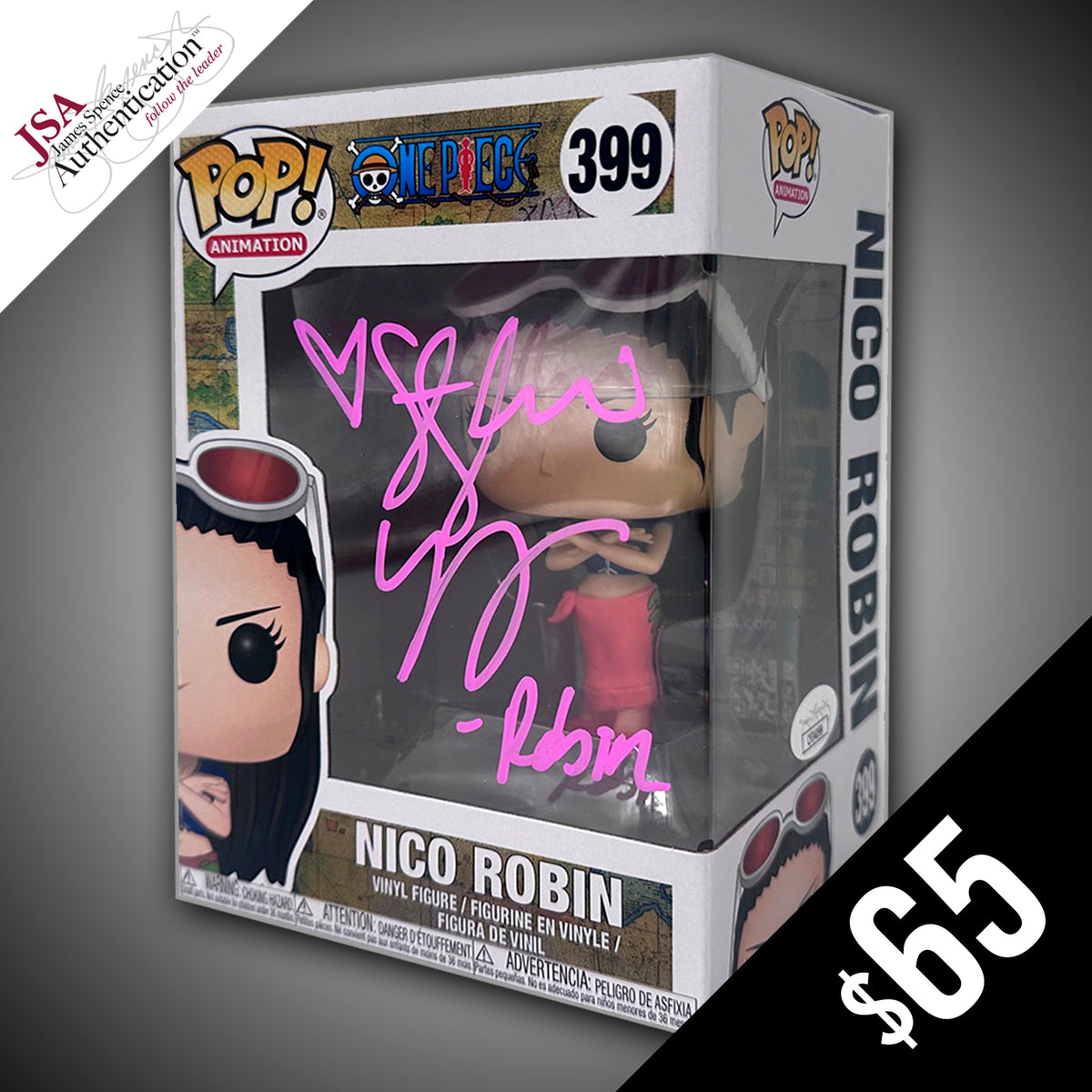 Funko Pop! One Piece: Nico Robin #399 - SIGNED by Stephanie Young