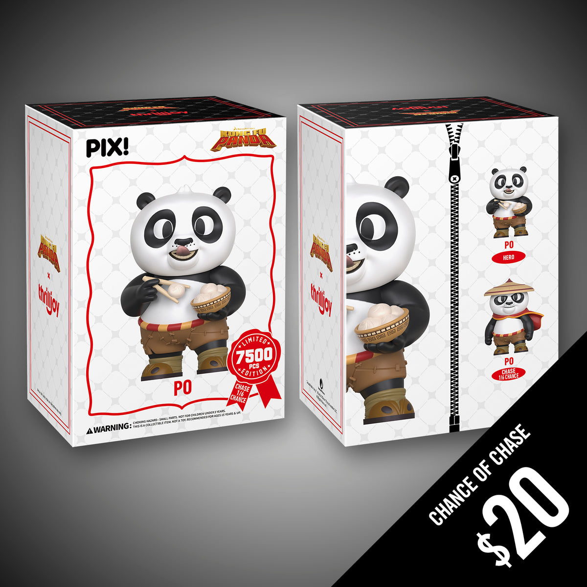 Thrilljoy PIX: Kung Foo Panda: Po (LE7500) – Chalice Collectibles