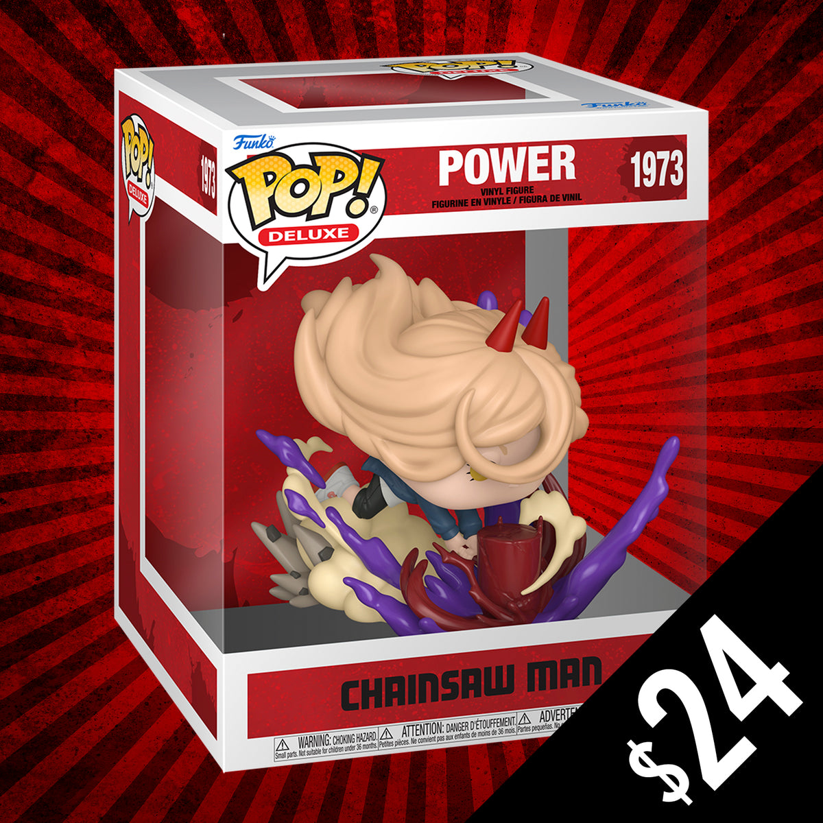 Chainsaw Man Denji with Pochita vinylfiguur 1971 Funko Pop! standaard pvc Anime, Fan merch, TV-series