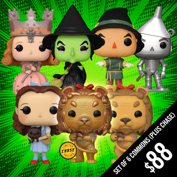 Pre-Order: Funko Pop! The Wizard of Oz: Set of 6 Commons (PLUS CHASE)