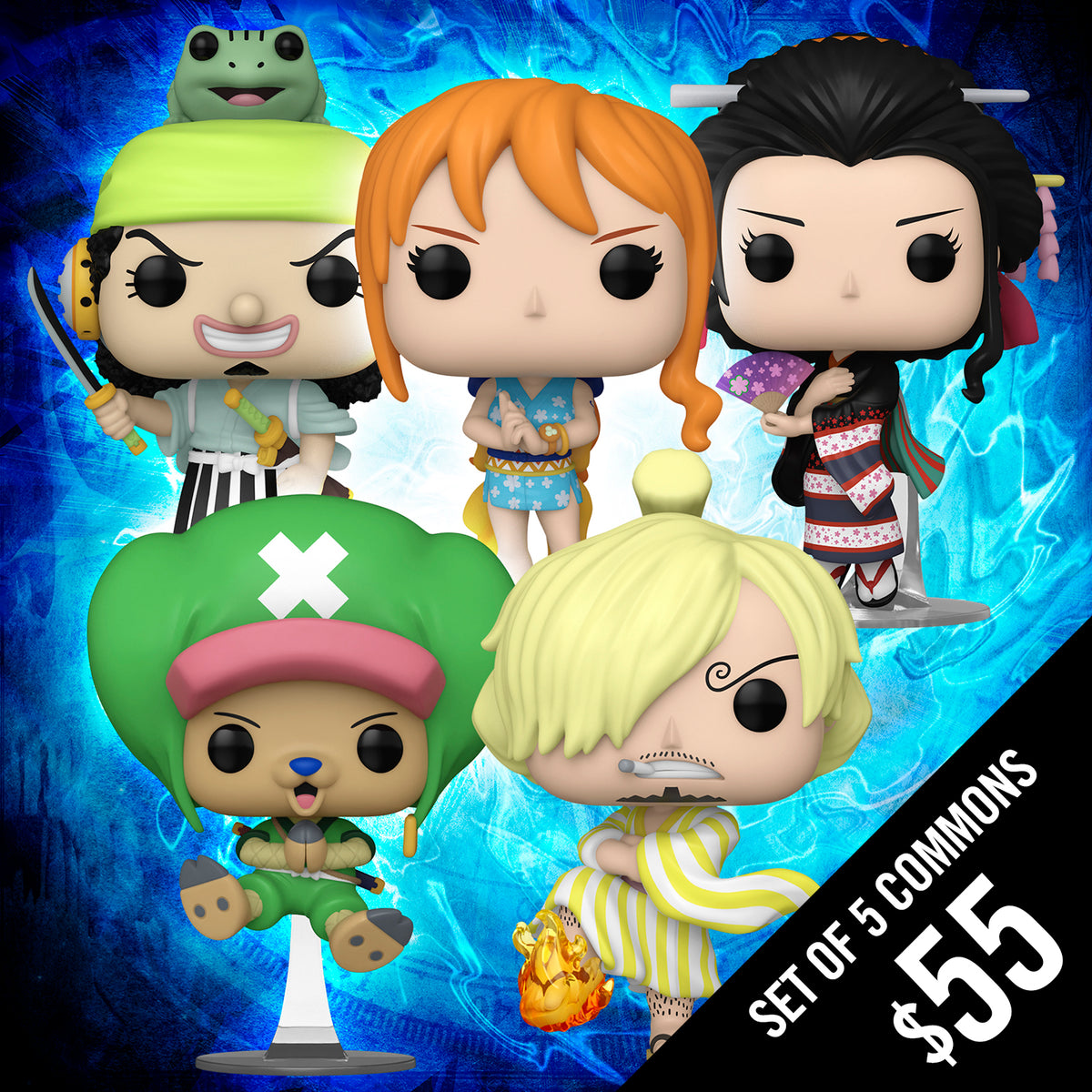 Funko Pop! One Piece: Set of 5 Commons (Wano) – Chalice Collectibles