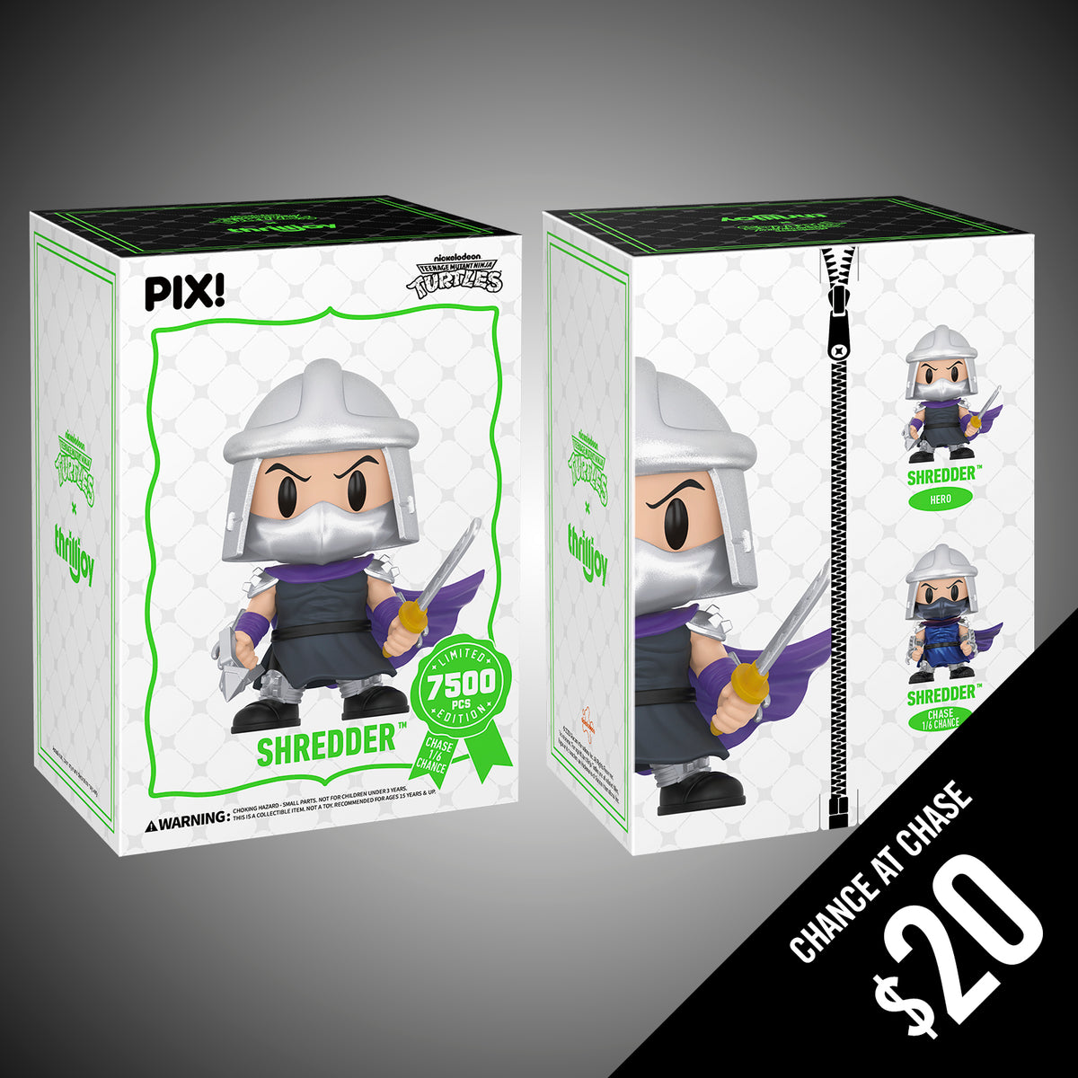 shiーチャン様 Thrilljoy PIX: TMNT: Shredder (LE7500) – Chalice Collectibles