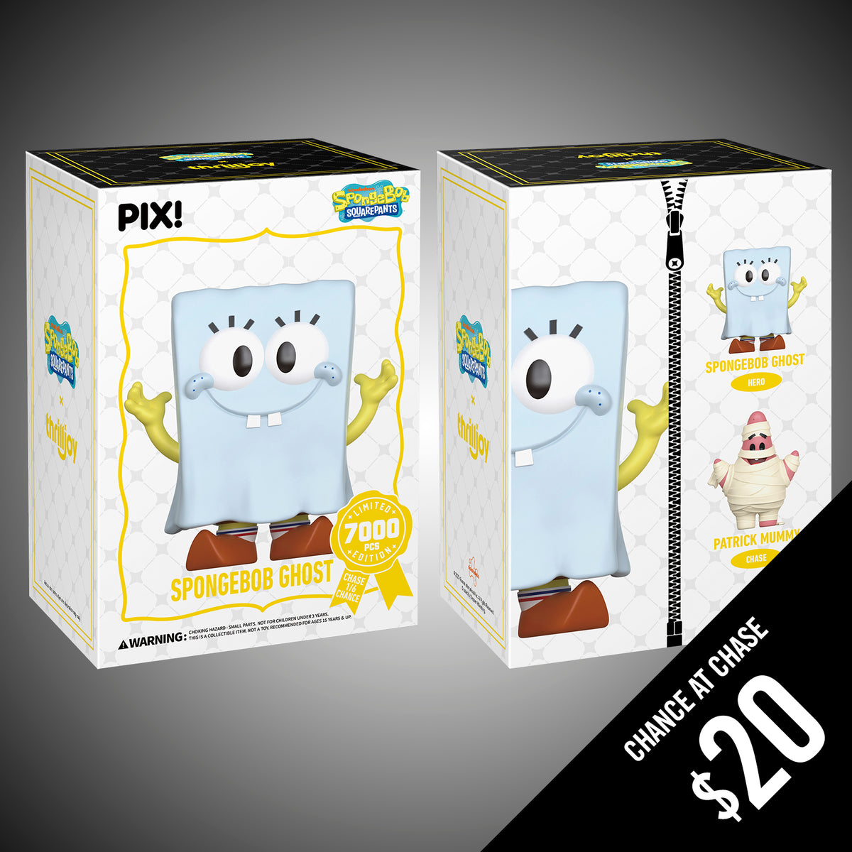 Thrilljoy PIX: Spongebob Squarepants: Spongebob Ghost (LE7000
