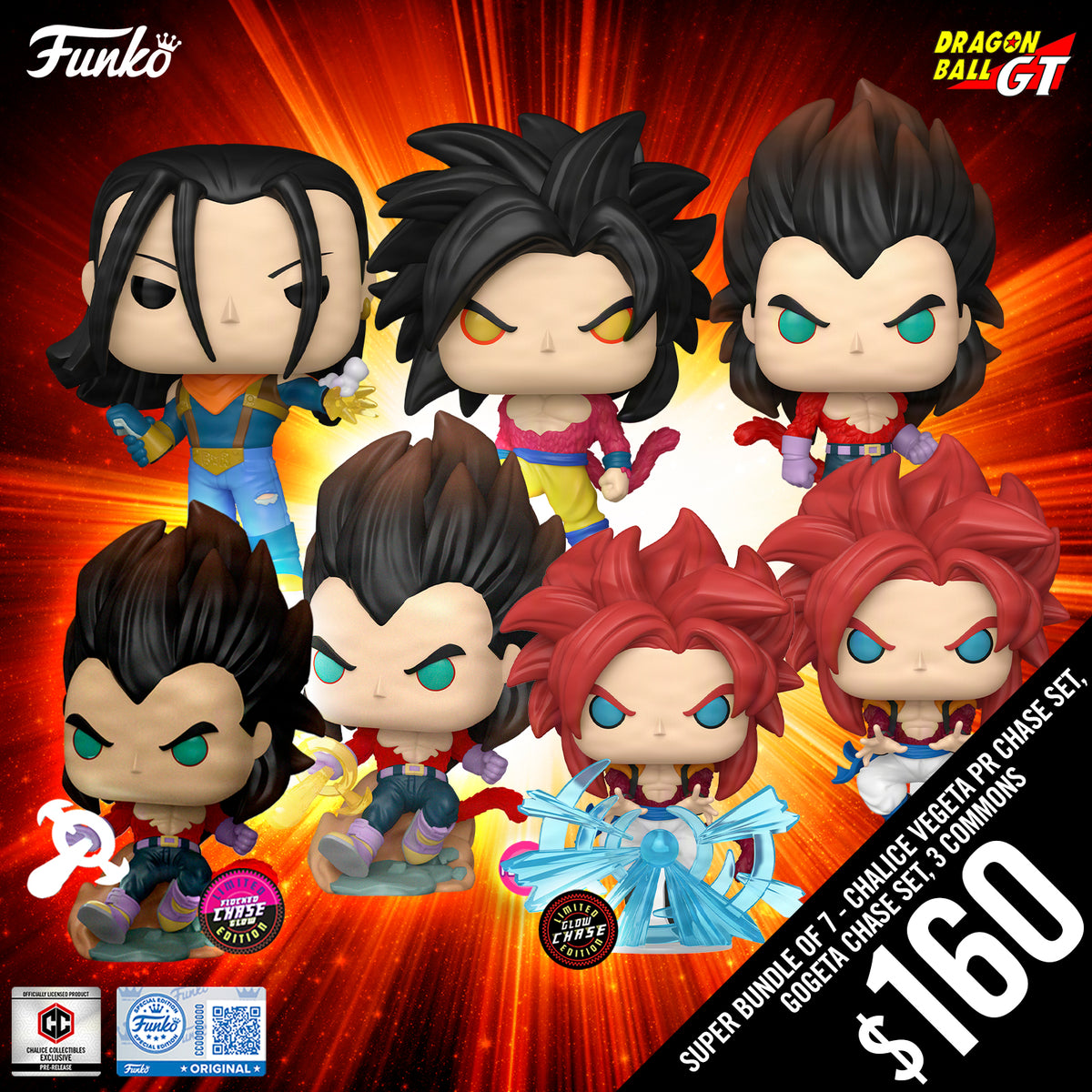 Pre-Order: Funko Pop! DBGT S2: Super Bundle of 7 Pops – Chalice