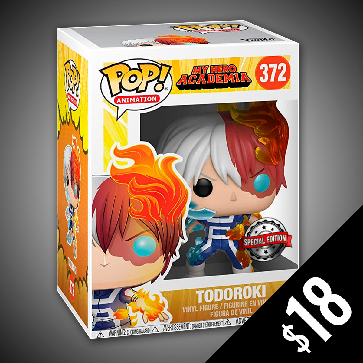 Signed outlet metallic Todoroki funko pop