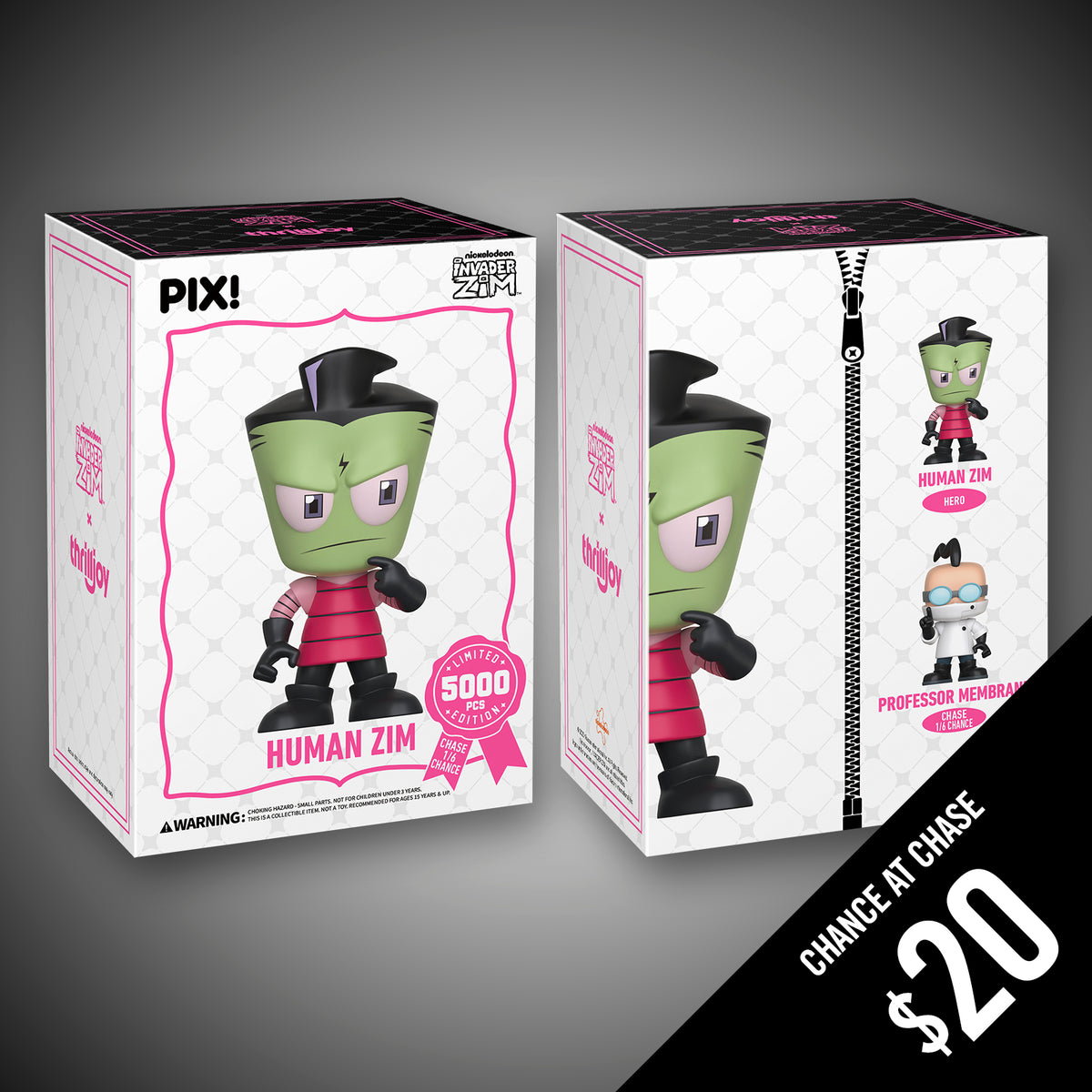 Thrilljoy PIX: Invader Zim: Human Zim (LE5000) – Chalice Collectibles