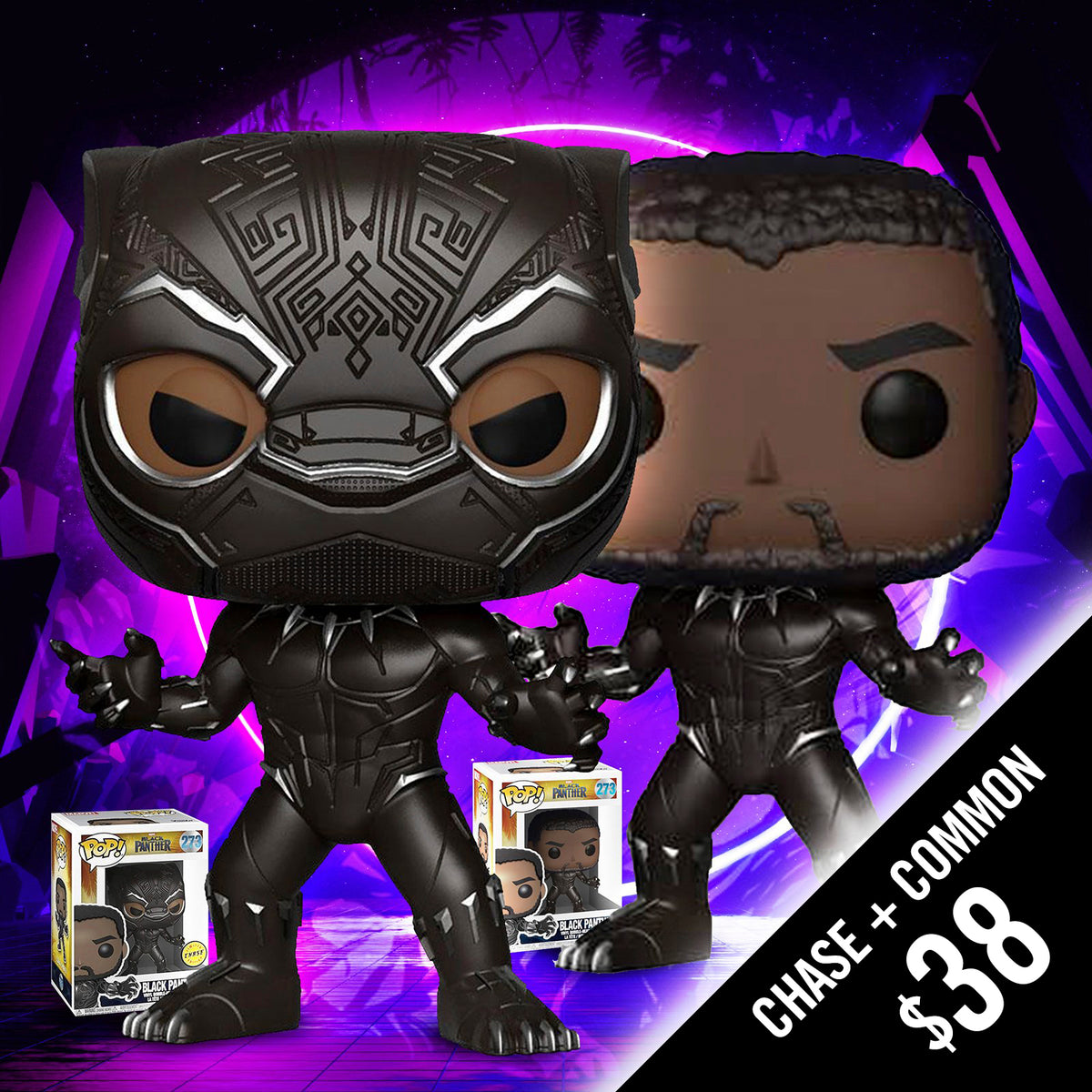 Funko Pop Black Panther Chase Common 273 Chalice Collectibles