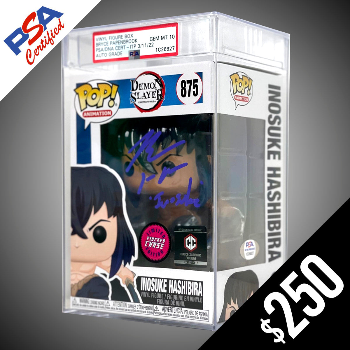 Signed on sale Inosuke Chase Funko Pop