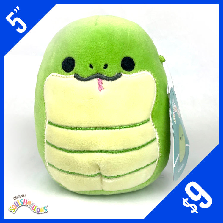 Original Squishmallows! Exotic Animals: Amalie the Green Snake 5 – Chalice  Collectibles