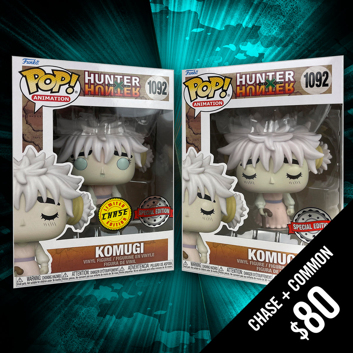 Funko Pop! Anime: Hunter X Hunter: Komugi SE (Chase + Common