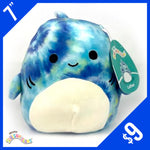Original Squishmallows! Luther The Tie-Dye Shark 7"