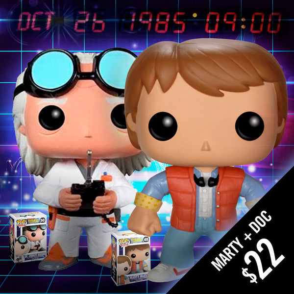 Funko Pop! Back to The Future (Marty and Dr. Brown)
