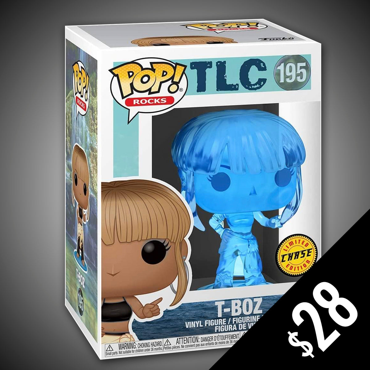 Funko Pop! Rocks: TLC - T-Boz #195 (Chase)