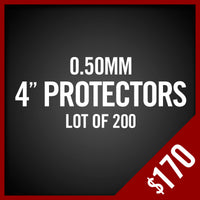 • Chalice Protector • 4" 0.50MM  Lot of 200