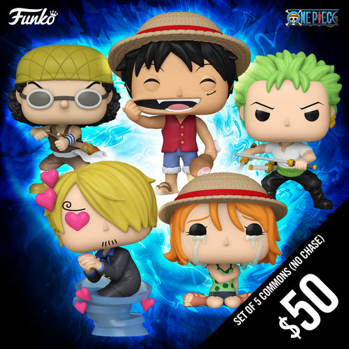 Funko Pop! One Piece S9 (Set of 5 Commons - No CHASE